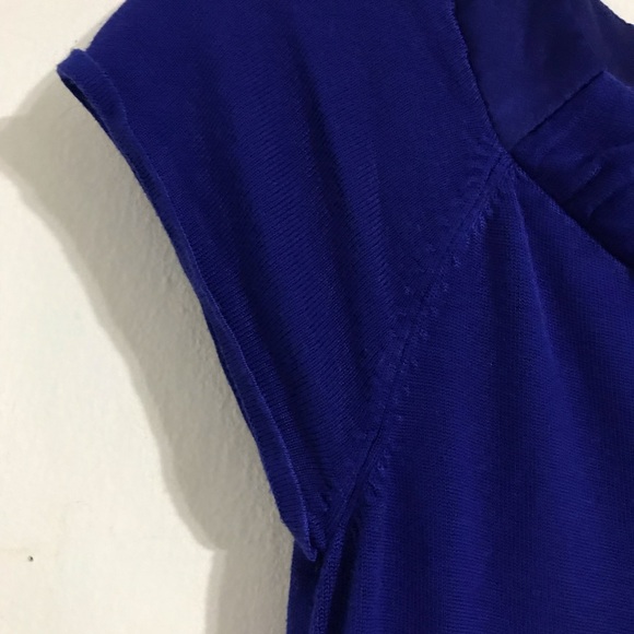 H & M Size Small Royal Blue Summer Sheath Dress - Picture 5 of 7